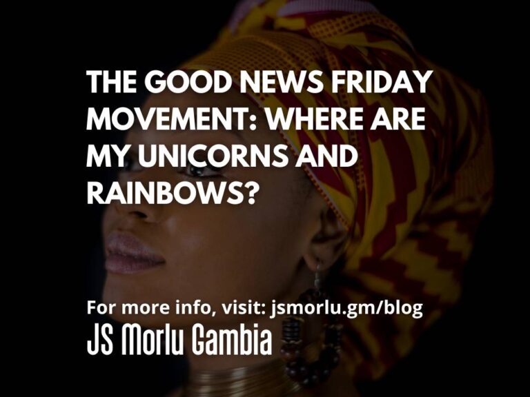 The Good News Friday Movement: Where Are My Unicorns and Rainbows?