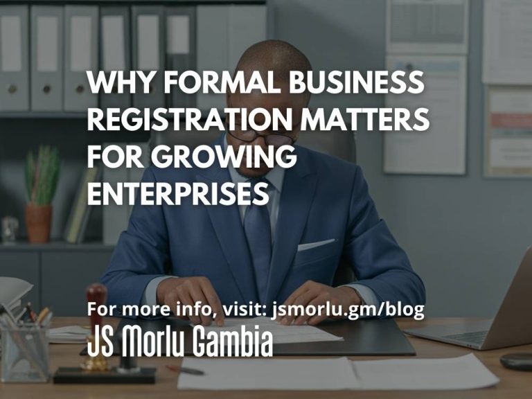 Why Formal Business Registration Matters for Growing Enterprises