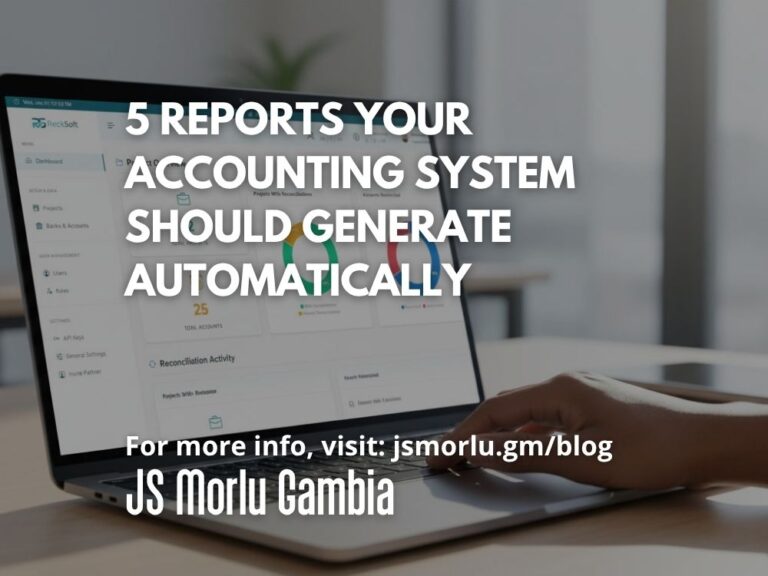 5 Reports Your Accounting System Should Generate Automatically