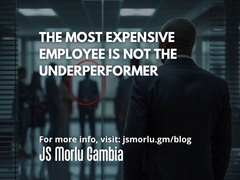 The Most Expensive Employee Is Not the Underperformer