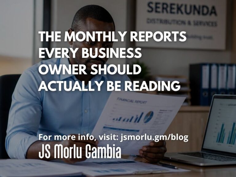 The Monthly Reports Every Business Owner Should Actually Be Reading