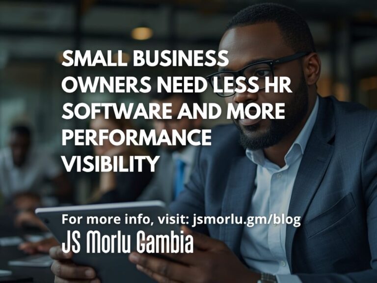 Small Business Owners Need Less HR Software and More Performance Visibility