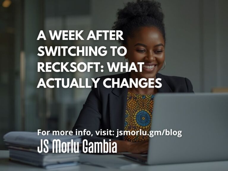 A Week After Switching to ReckSoft: What Actually Changes