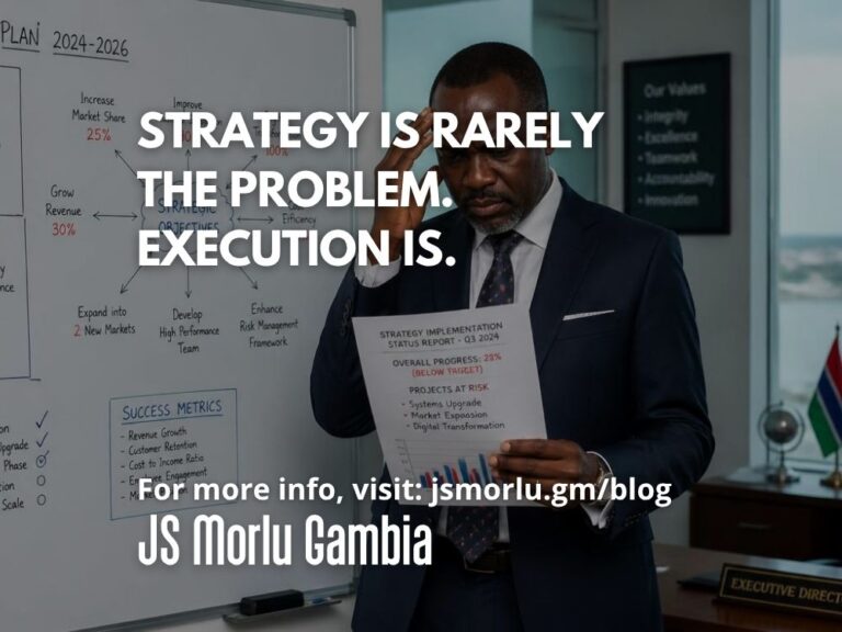 Strategy Is Rarely the Problem. Execution Is.