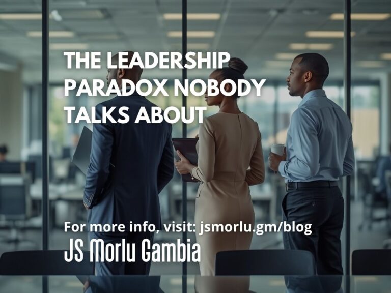 The Leadership Paradox Nobody Talks About