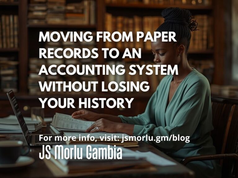 Moving From Paper Records to an Accounting System Without Losing Your History