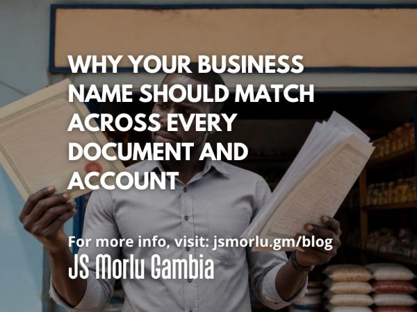 Why Your Business Name Should Match Across Every Document and Account