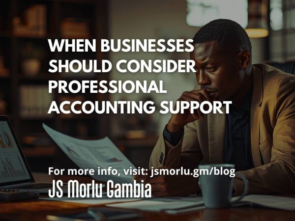 When Businesses Should Consider Professional Accounting Support