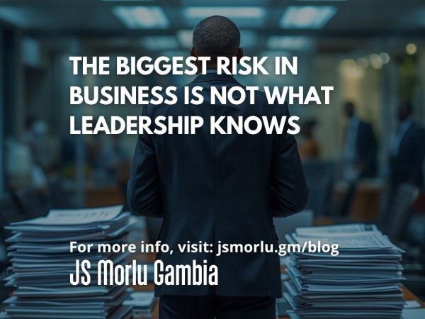 The Biggest Risk in Business Is Not What Leadership Knows