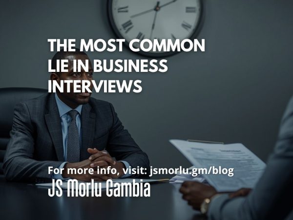 The Most Common Lie in Business Interviews